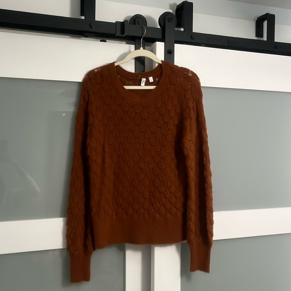 Orange sweater